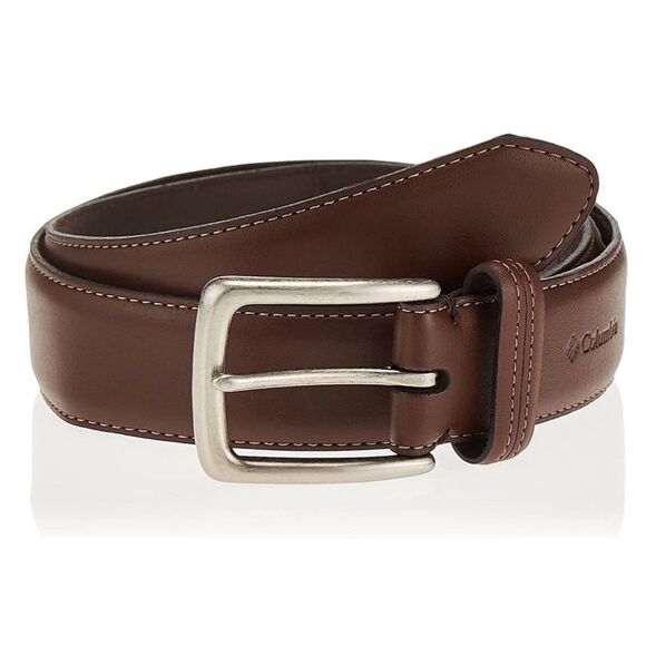 Columbia Mens Trinity Logo Belt-Casual Dress with Single Prong Buckle Size 52 - Picture 1 of 7
